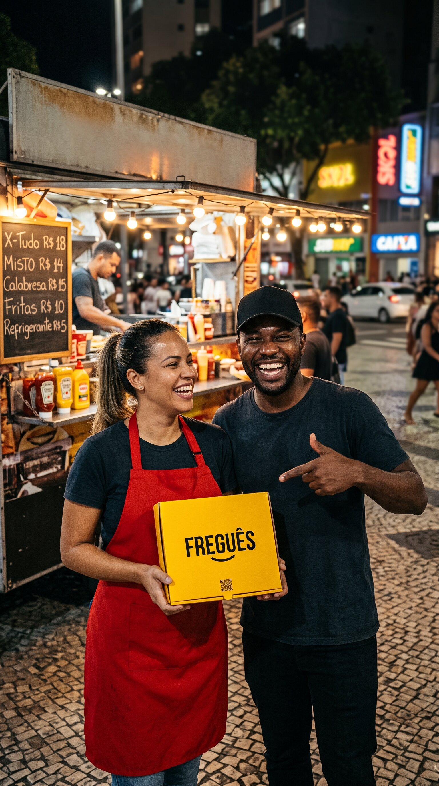 Food truck com o Freguês